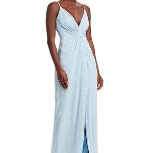 Aidan by Aidan Mattox Pleated Gown